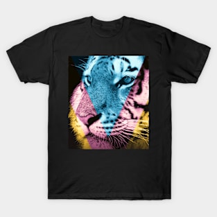 Pop Art Tiger Effect T-Shirt